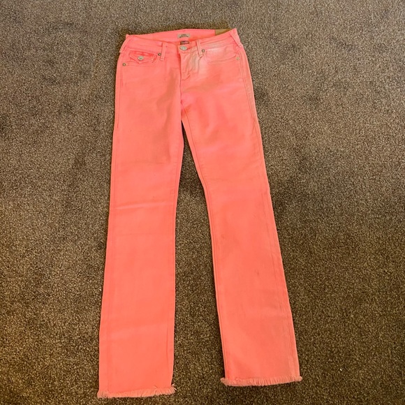 NWT True Religion crop straight leg jeans - Picture 2 of 7